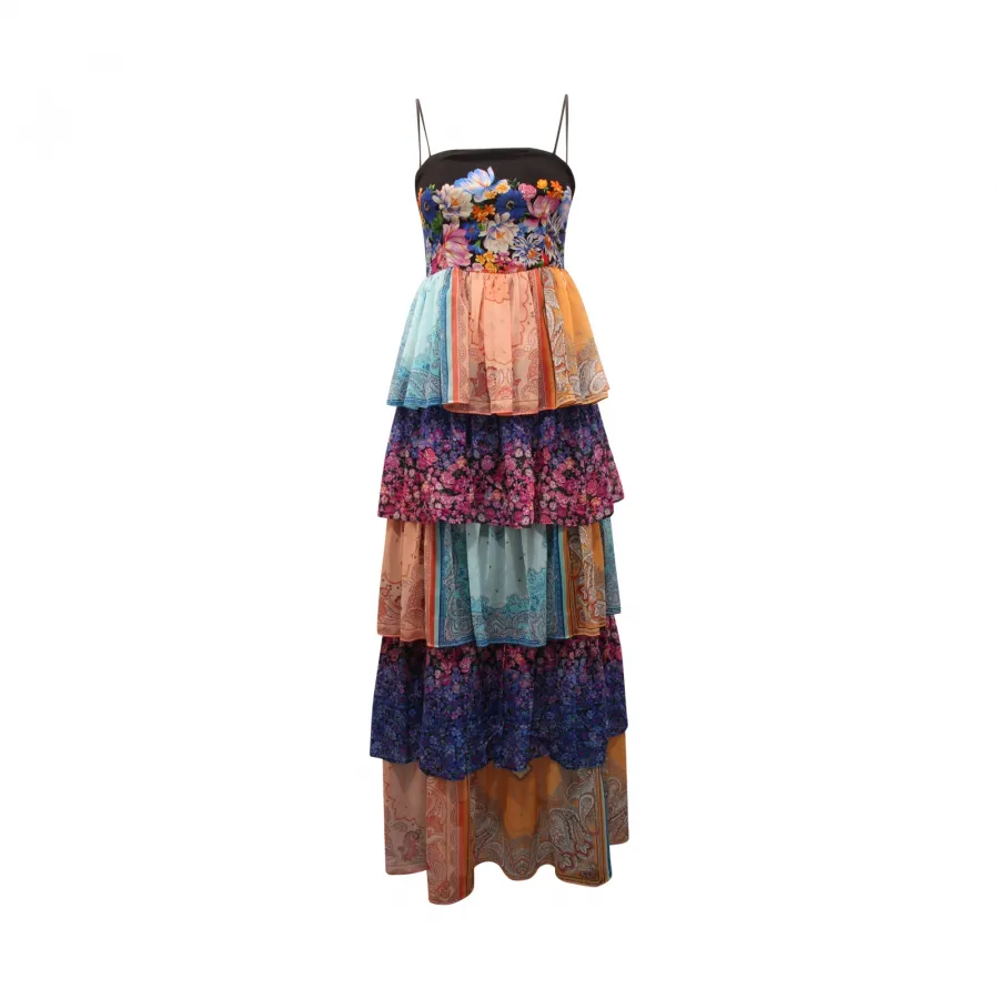 1894AQ abito a balze donna TWIN-SET woman dress
