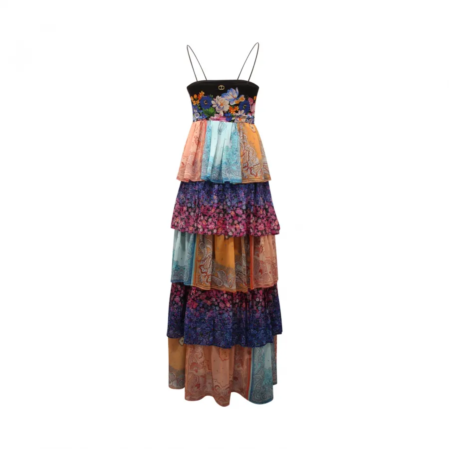 1894AQ abito a balze donna TWIN-SET woman dress
