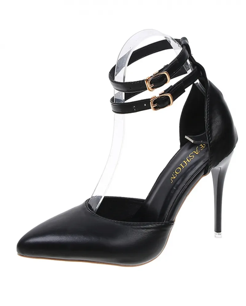 2022 New Fashion All Match Temperamento Banchetto Party con scarpe tacco F