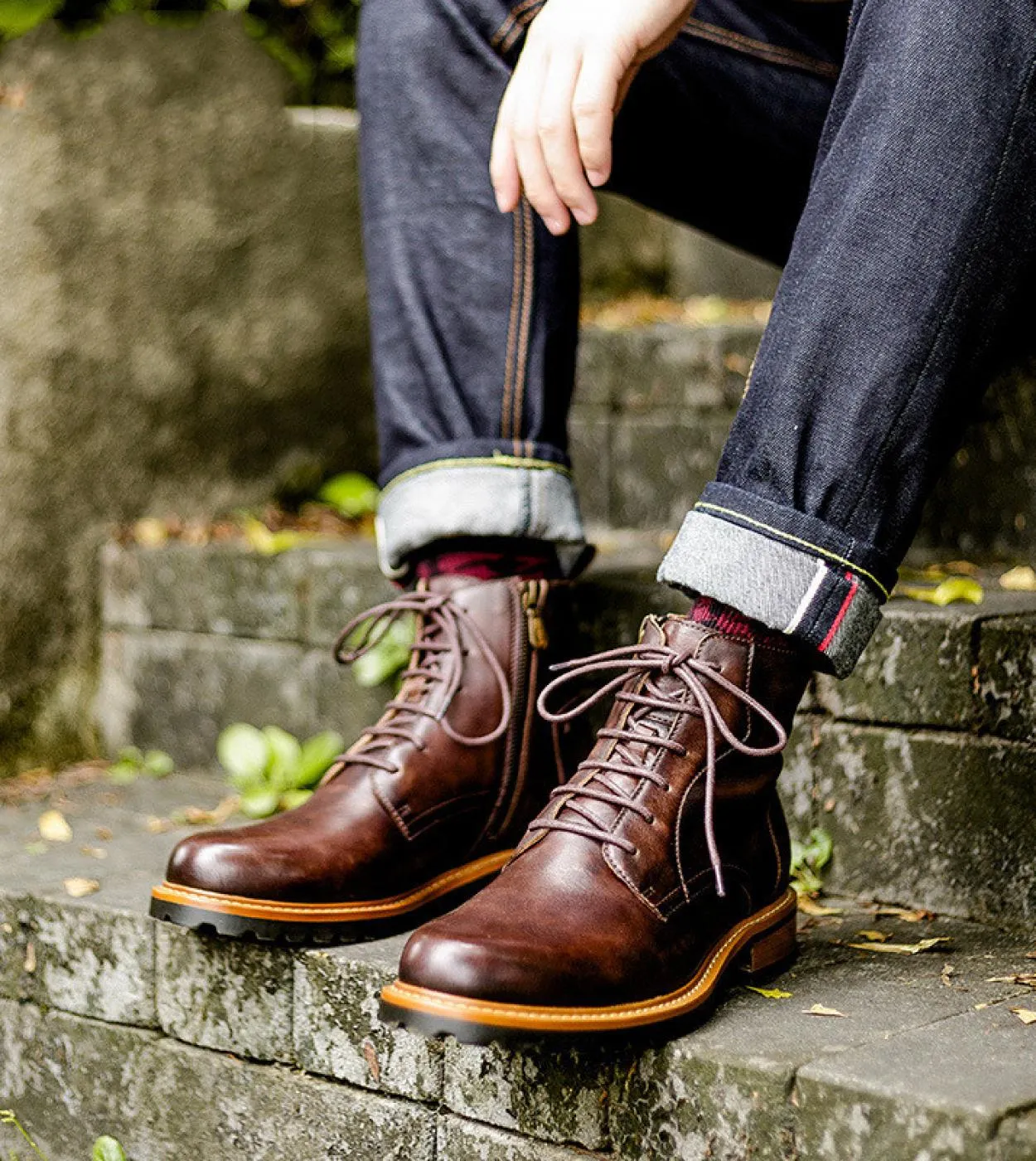 2023 Stivali da uomo di marca Inverno Scarpe calde invernali in vera pelle con pelliccia Stile retrò Stringate alla caviglia fat