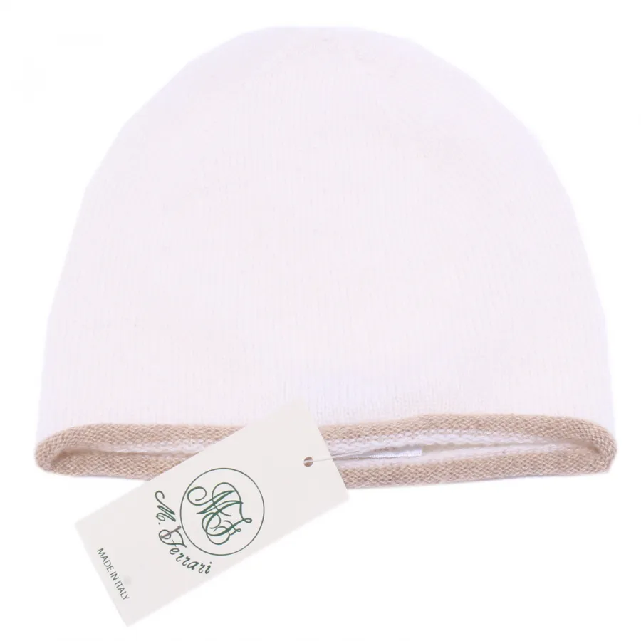 4026Y cuffia bimbo boy newborn M. FERRARI cashmere beanie hat