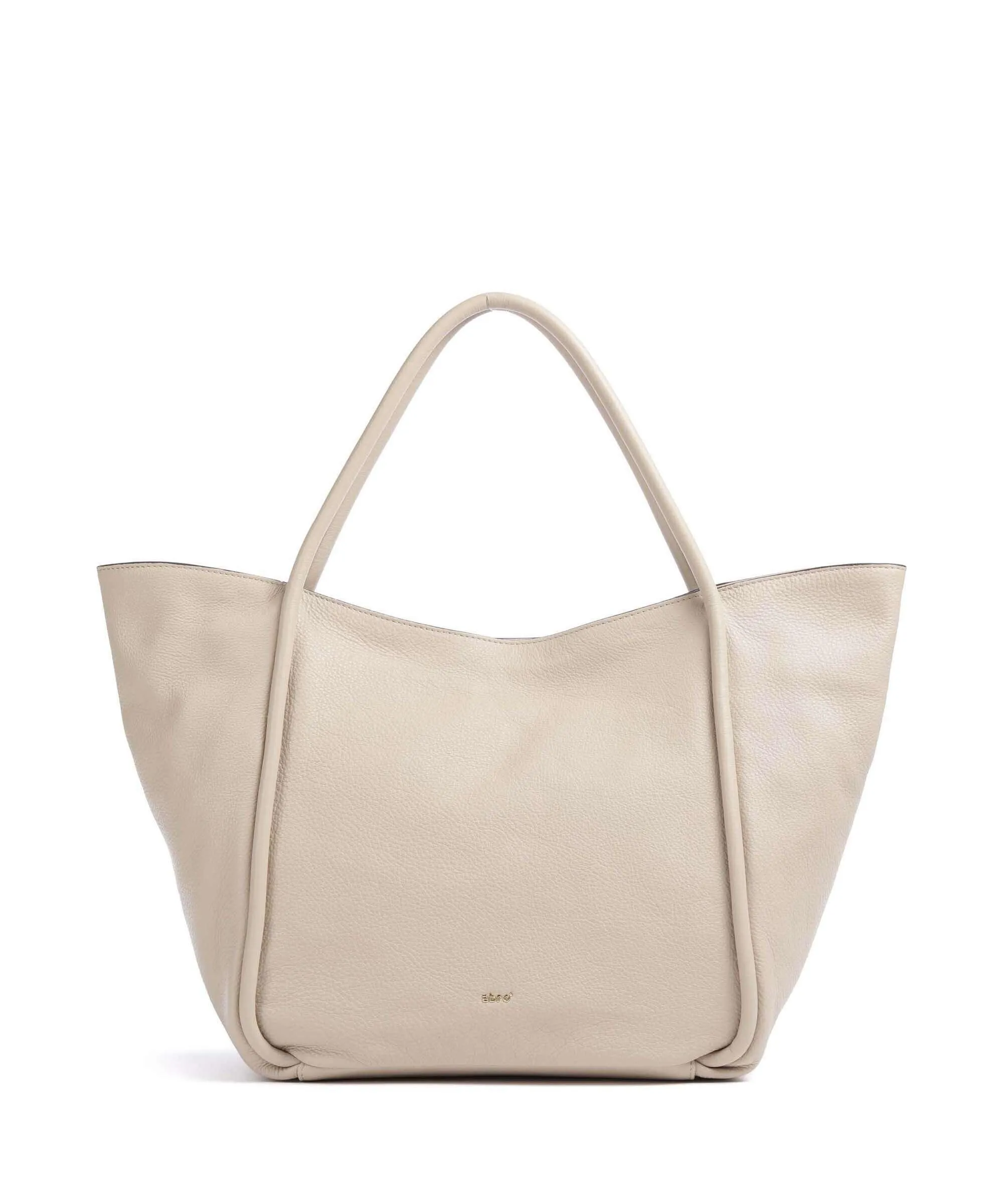  Abro Dalia Willow Borsa shopper pelle di vacchetta grana beige  