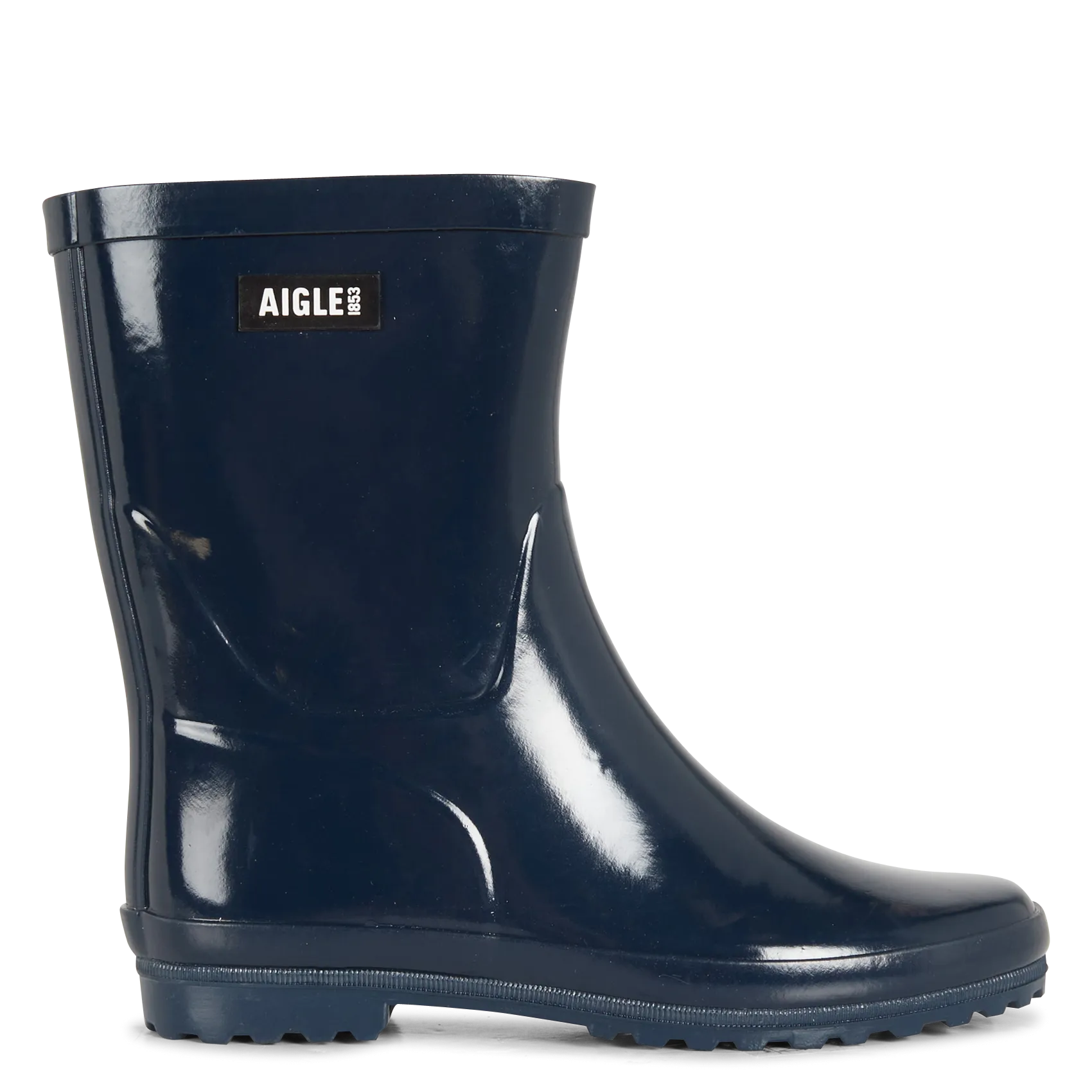  AIGLE   ELIOSA - Stivali da pioggia vernice tassellati | Blu