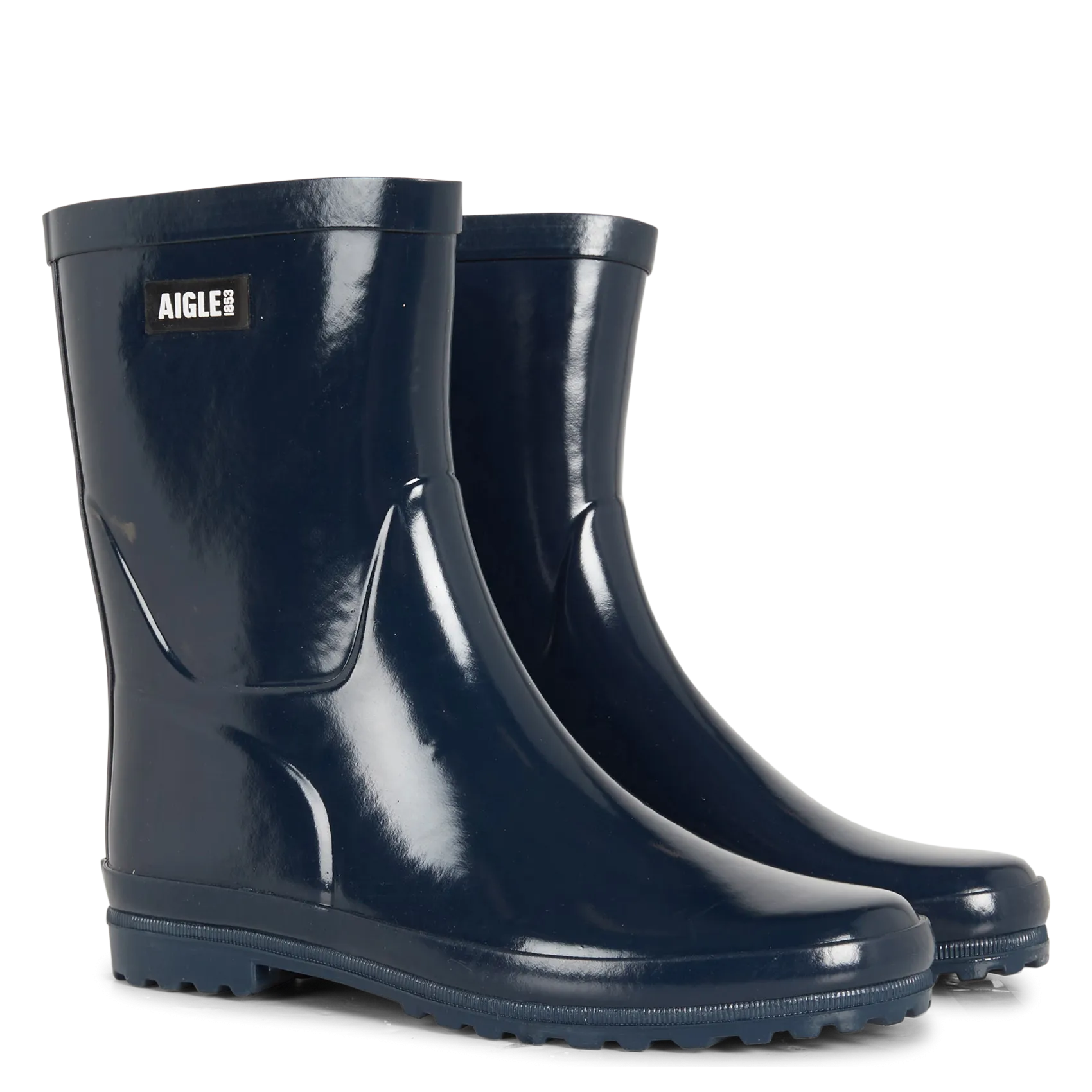  AIGLE   ELIOSA - Stivali da pioggia vernice tassellati | Blu