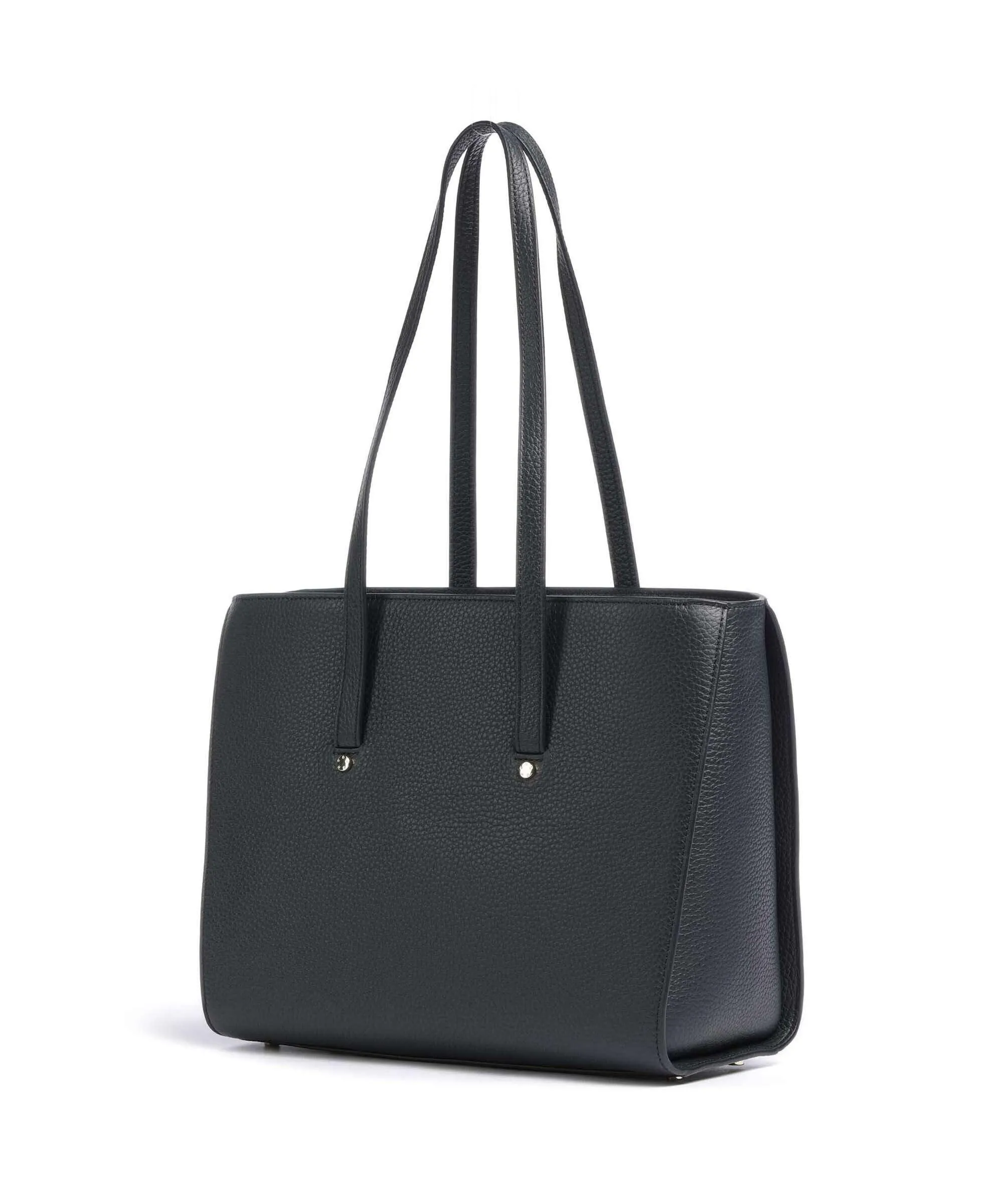  Aigner Ivy L Borsa shopper pelle di vacchetta grana blu scuro  