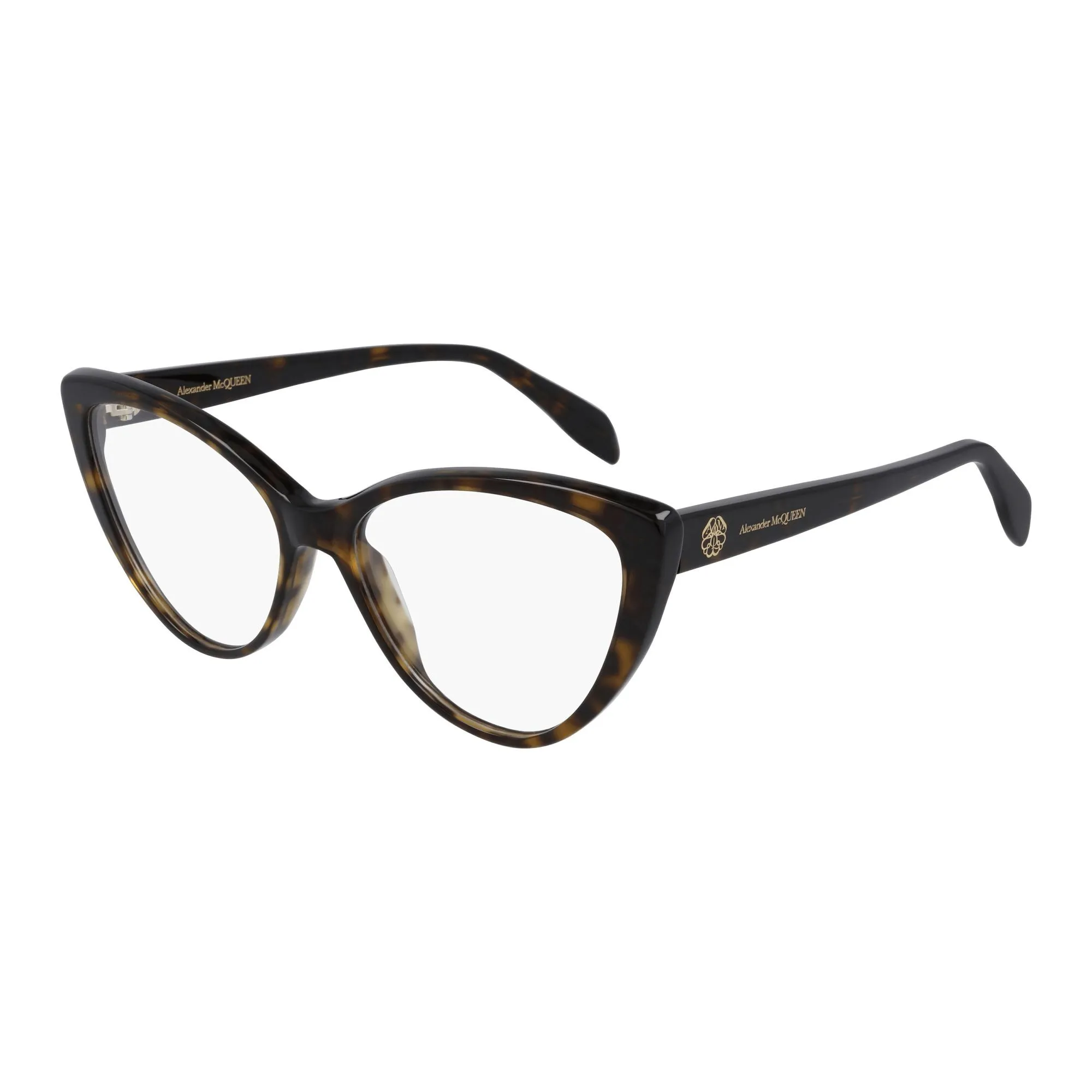   Alexander McQueen AM0287O - 002 L'avana | Occhiale Da Vista Donna 