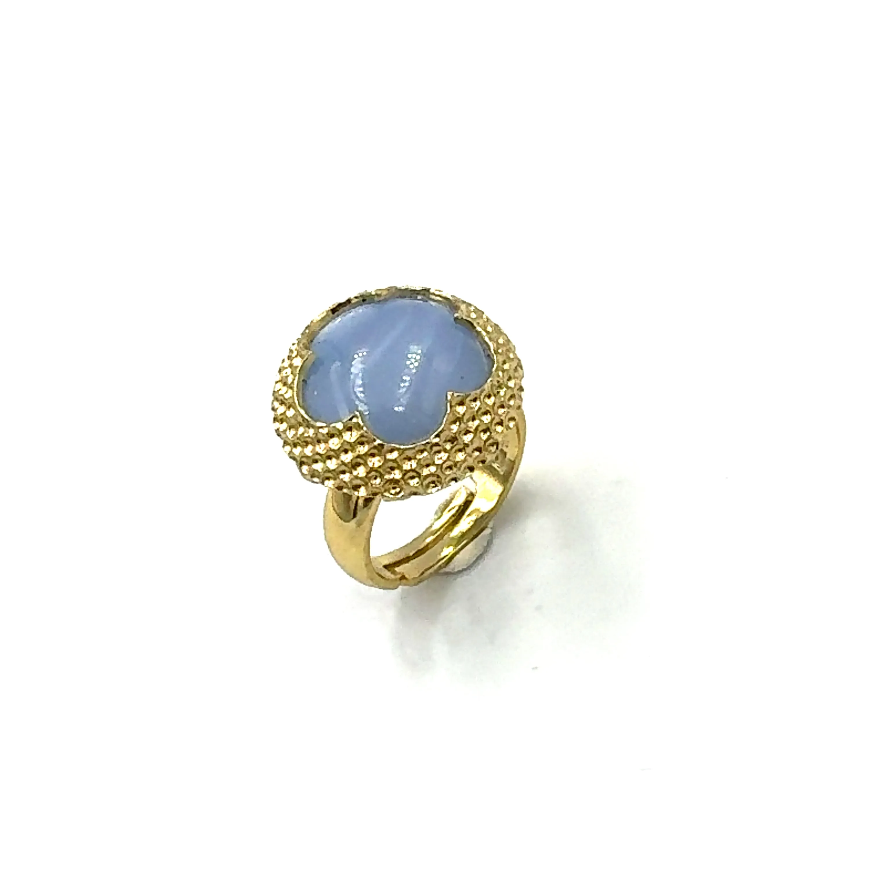 Anello Paviè Fiore Blu