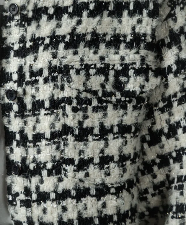 Anine Bing Camicia Sloan in tweed con lurex A017785077