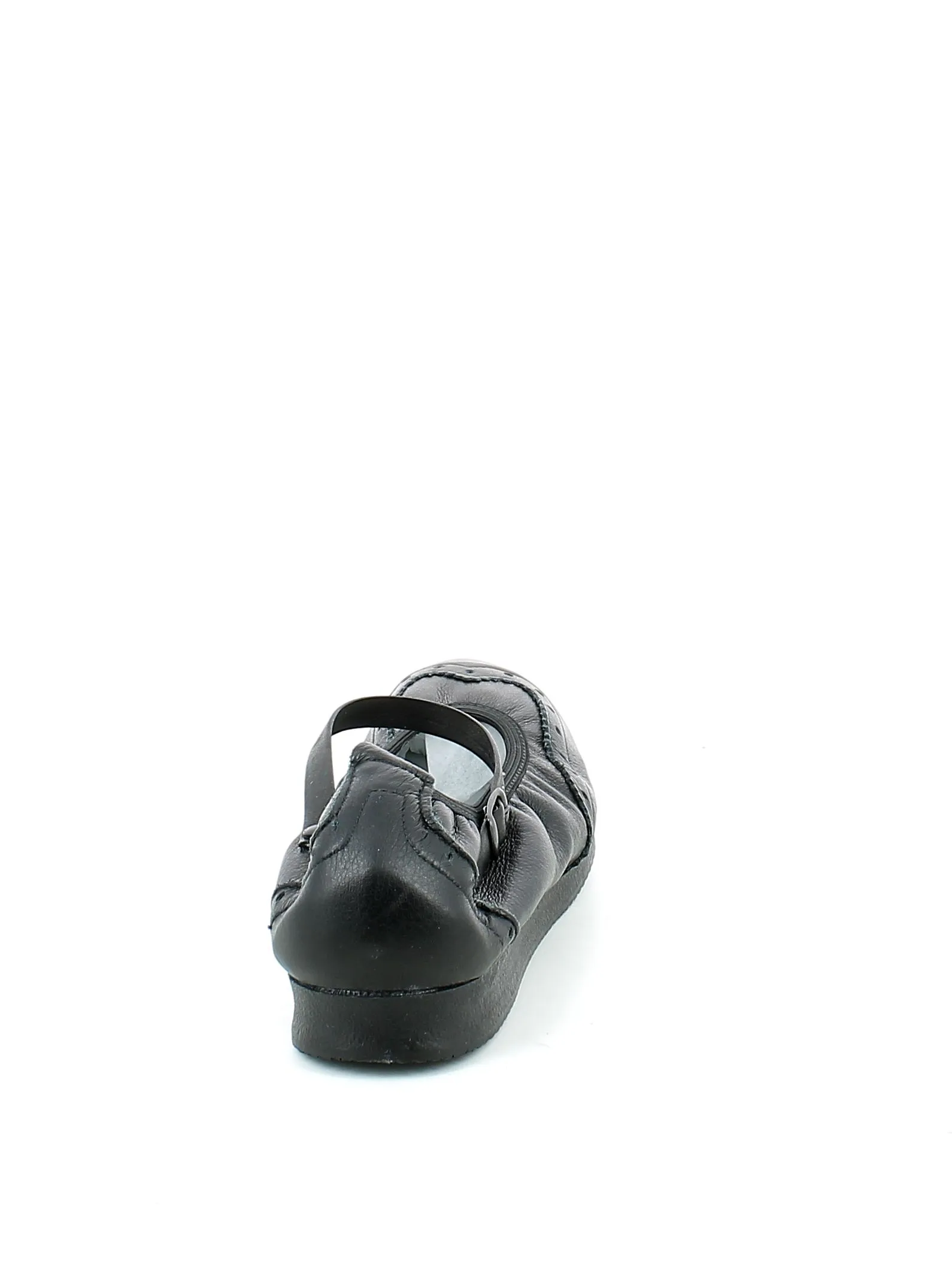 Anniel Sport  Scarpe da Boogie in pelle nera con cinturino 