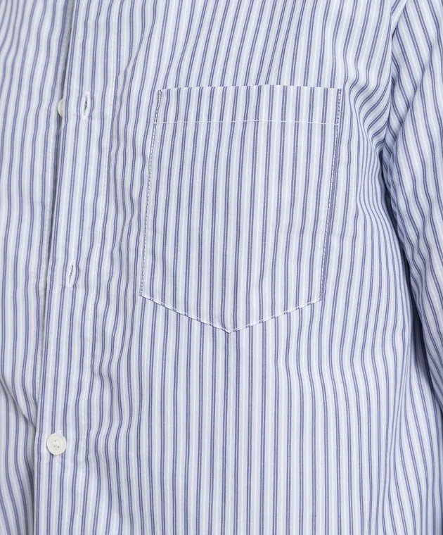 A.P.C Camicia Clément a righe blu COGESH12512