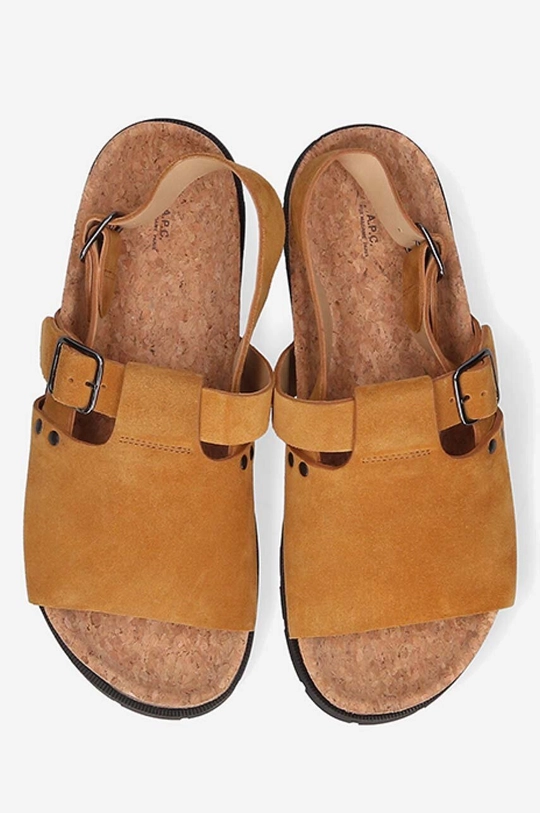 A.P.C. sandali in camoscio Sandales Noe