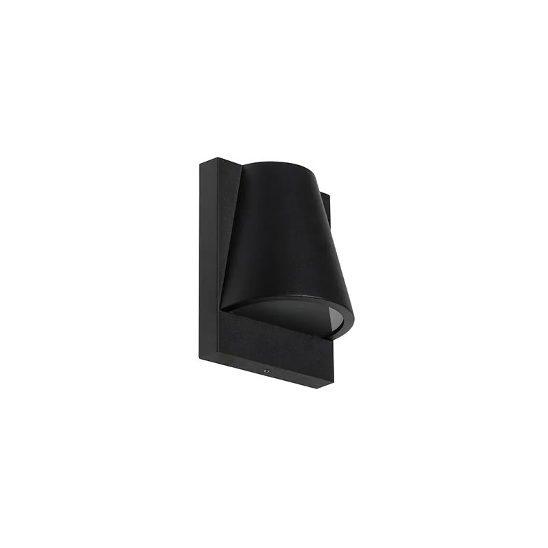 Applique da esterno industriale nera IP44 - Femke