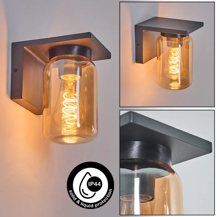 Aquin Applique da esterno Antracite, 1-Luce