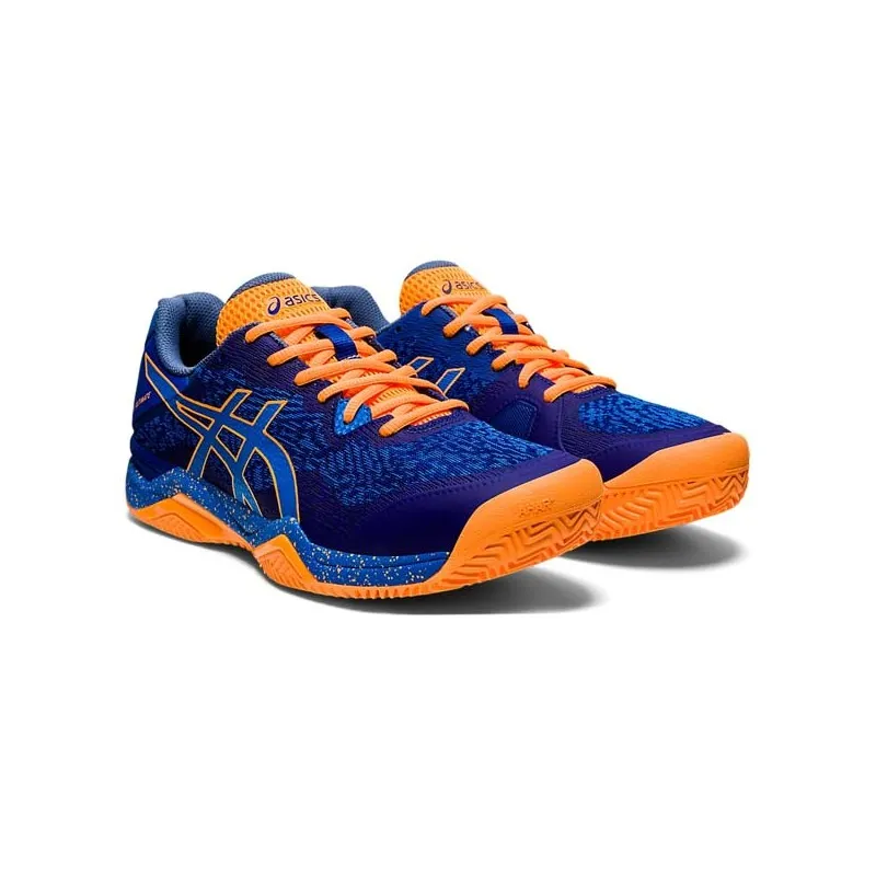 ASICS GEL PADEL ULTIMATE SCARPA UOMO PADEL TENNIS - BLU ROYAL/ARANCIONE