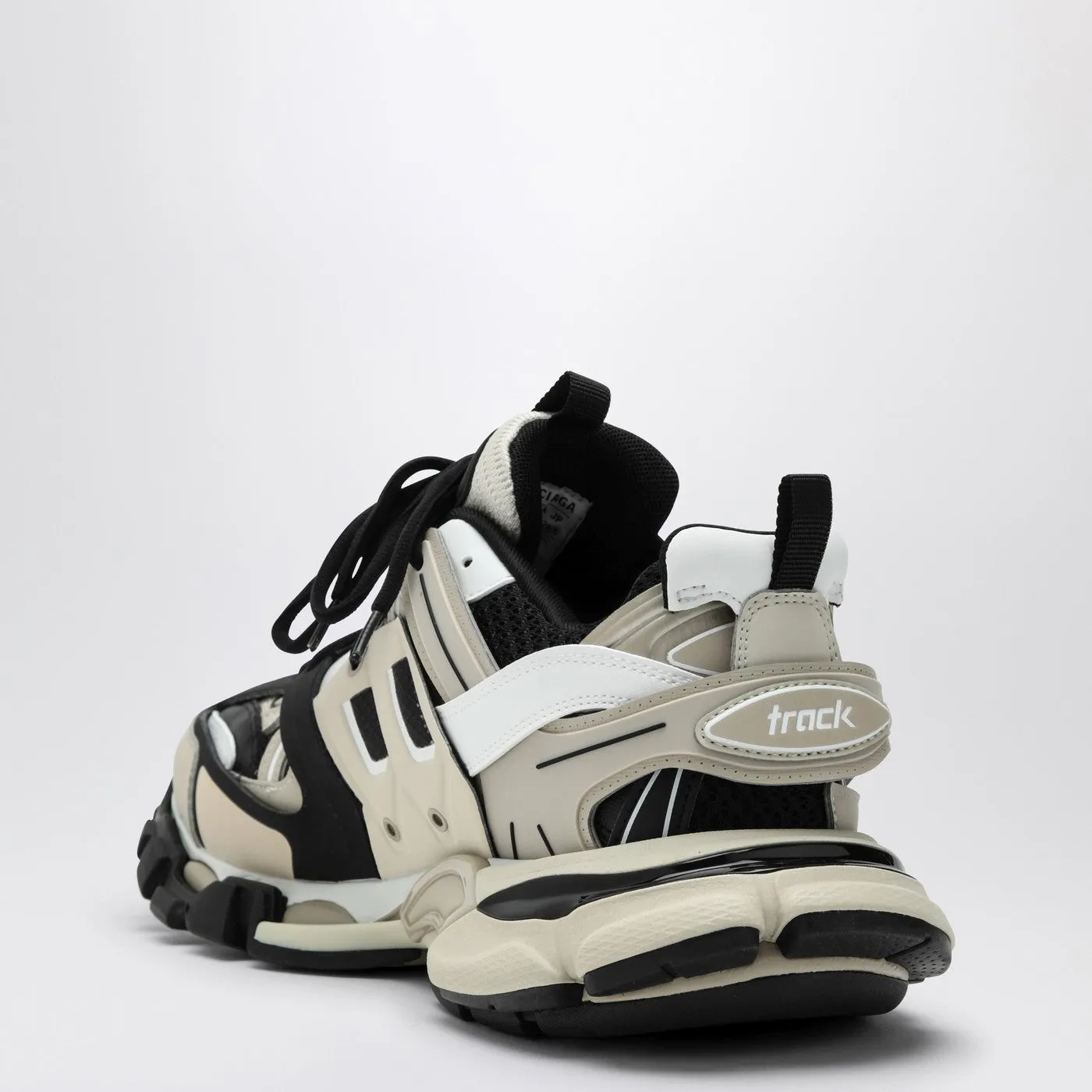 Balenciaga Track Beige/Black Mesh e Nylon Trainer