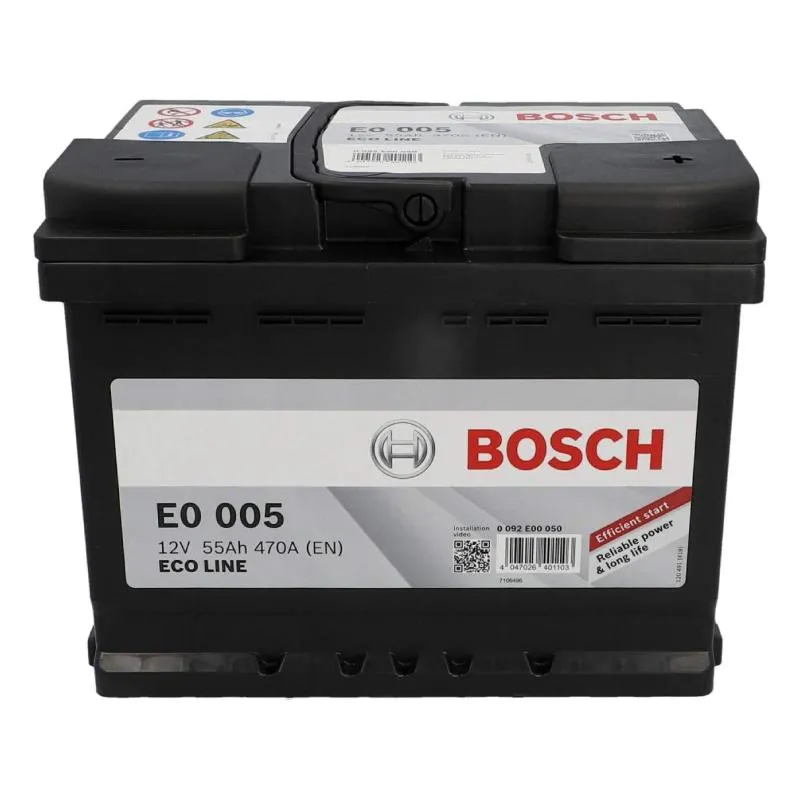 Batteria per Auto Bosch PB 55AH 470A E0 005 