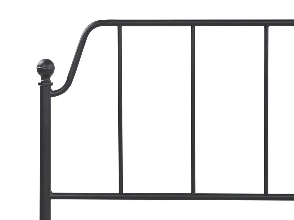 Bed Metal MAURESSAC 160 x 200 cm (EU King Size) Black