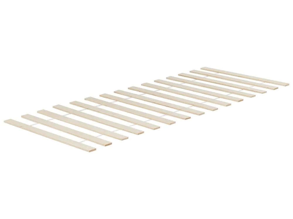 Bed Wood BONNAC 90 x 200 cm (EU Single) Light Brown