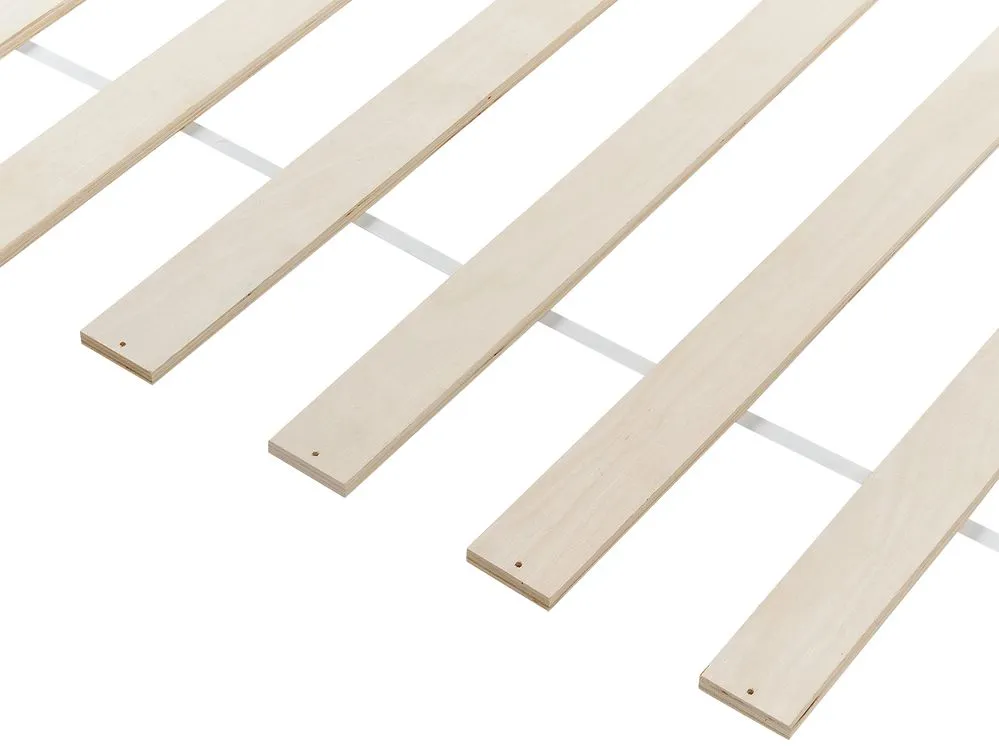 Bed Wood BONNAC 90 x 200 cm (EU Single) Light Brown
