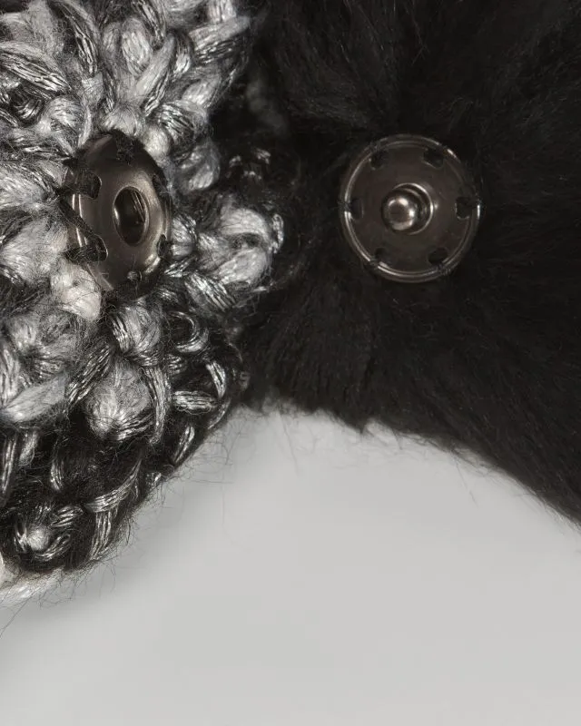 Berretto con pelliccia GRANADILLA BARD FUR
