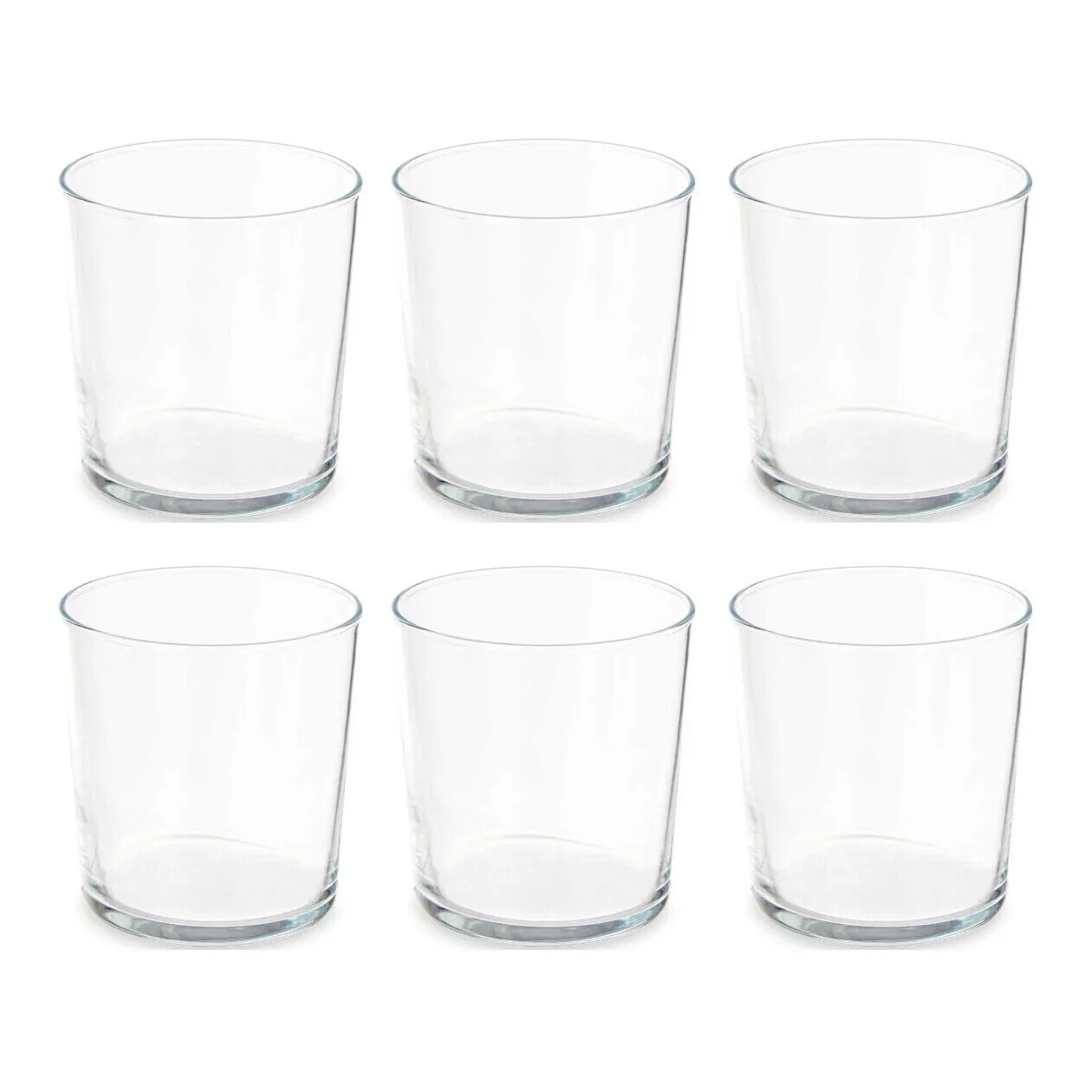 Bicchiere da acqua dritto da 370 ml - 6 pezzi.