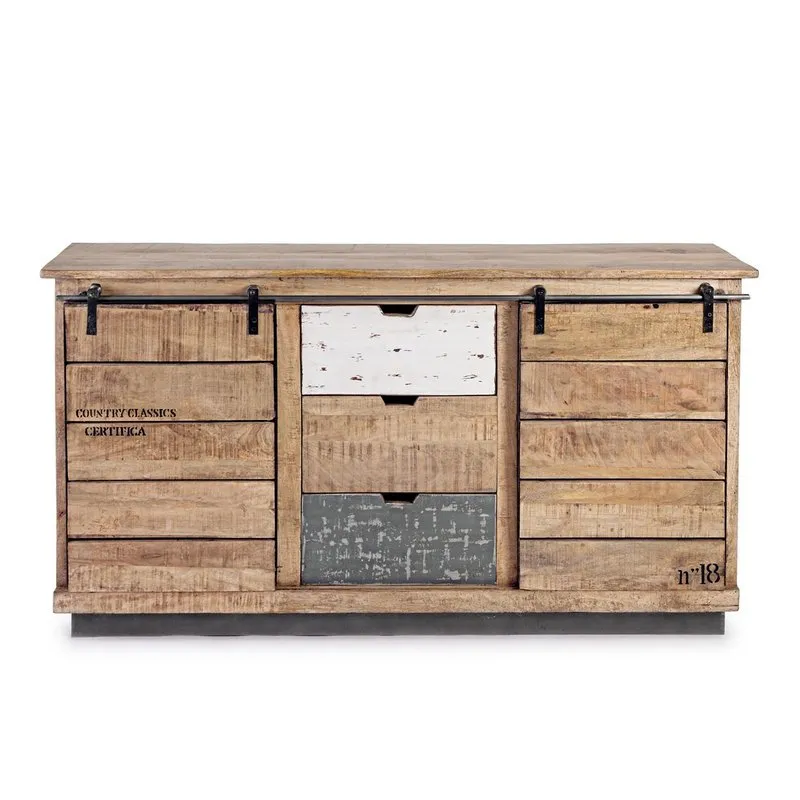 Bizzotto Credenza 2 ante  3 cassetti Tudor