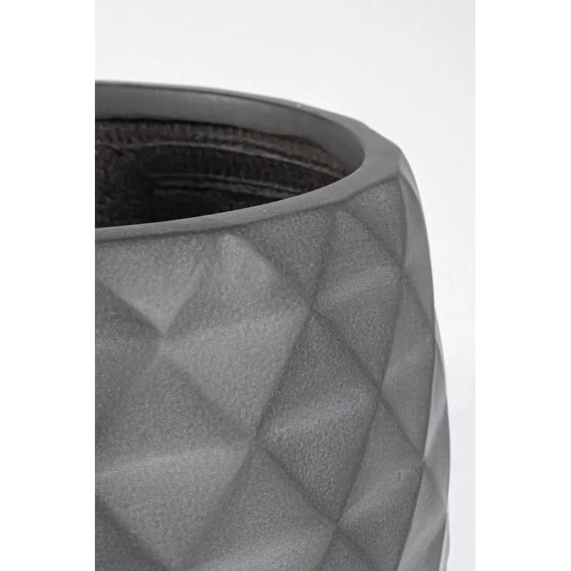 Bizzotto outdoor Set 2 porta vaso Pyramid ciotola antracite