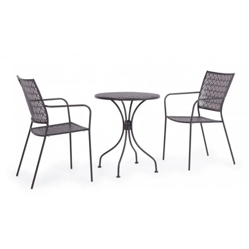 Bizzotto outdoor Tavolo Lizette antracite d60