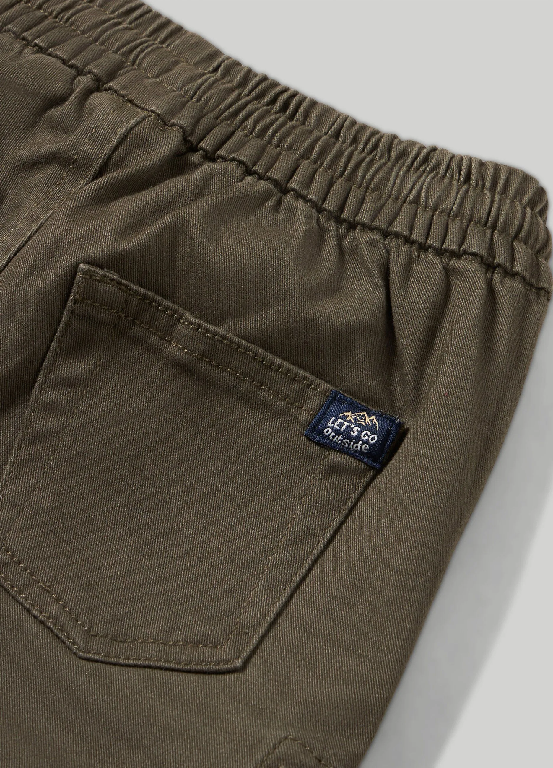 BLUKIDS  Pantaloni cargo in cotone stretch neonato