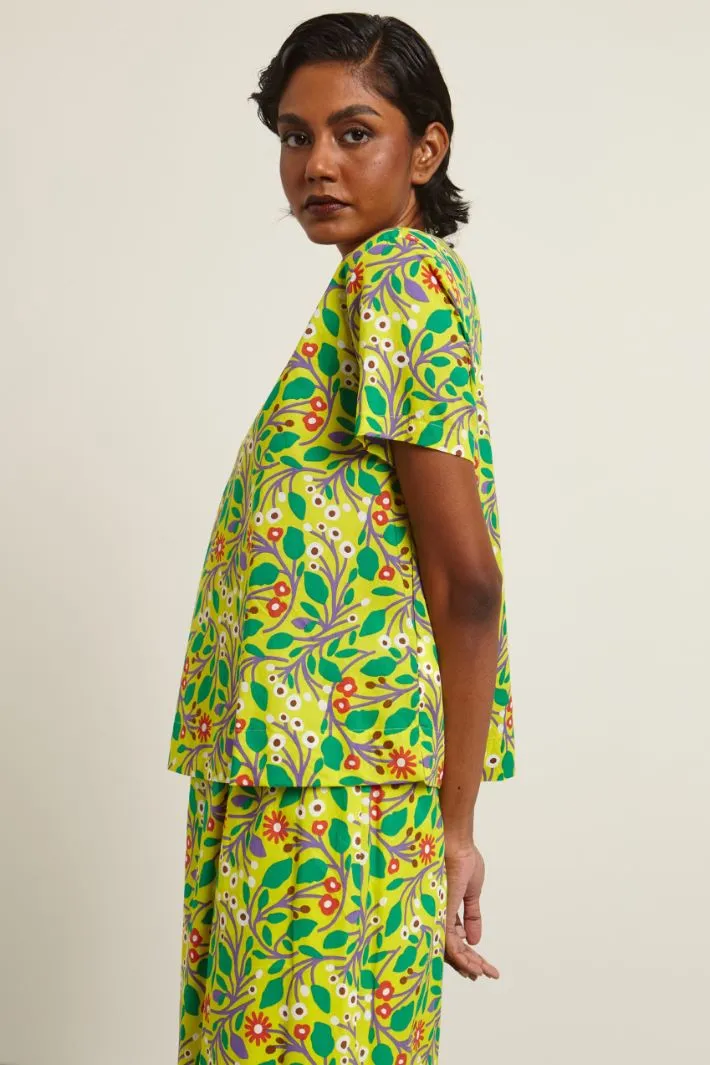 Blusa con spacchetti