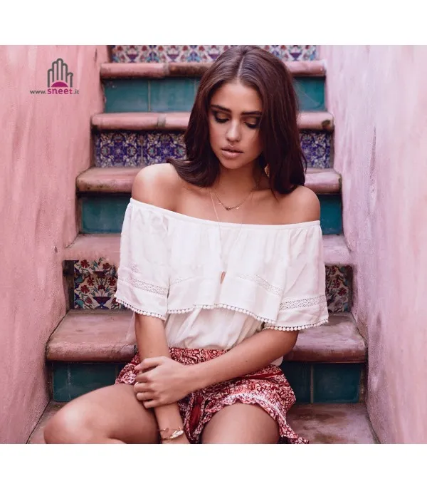 Blusa pizzo magda - Dream Shop