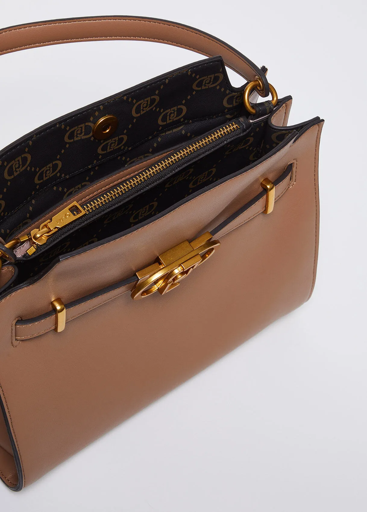 Borsa a mano con foulard