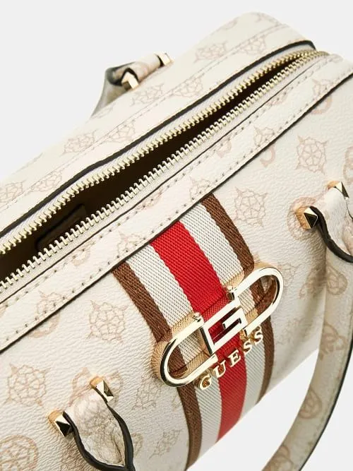 Borsa a mano nelka 4g logo peony guess