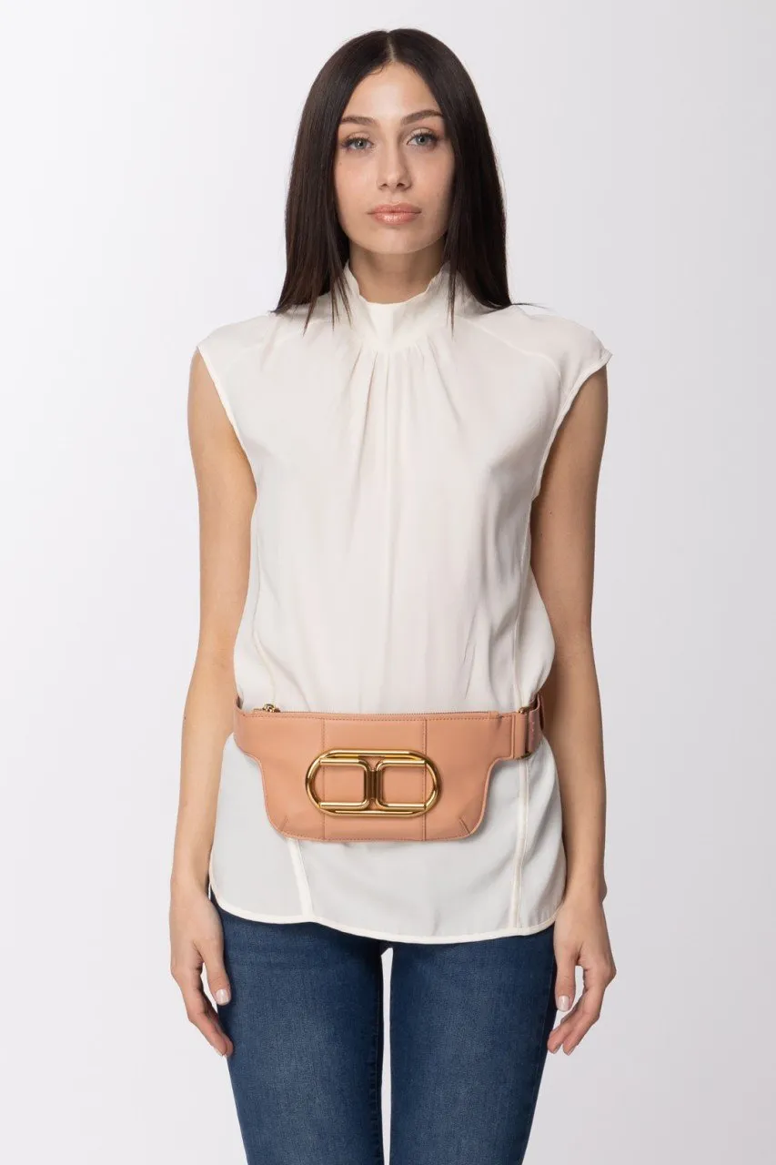 Borsa a marsupio con logo Rose Gold
