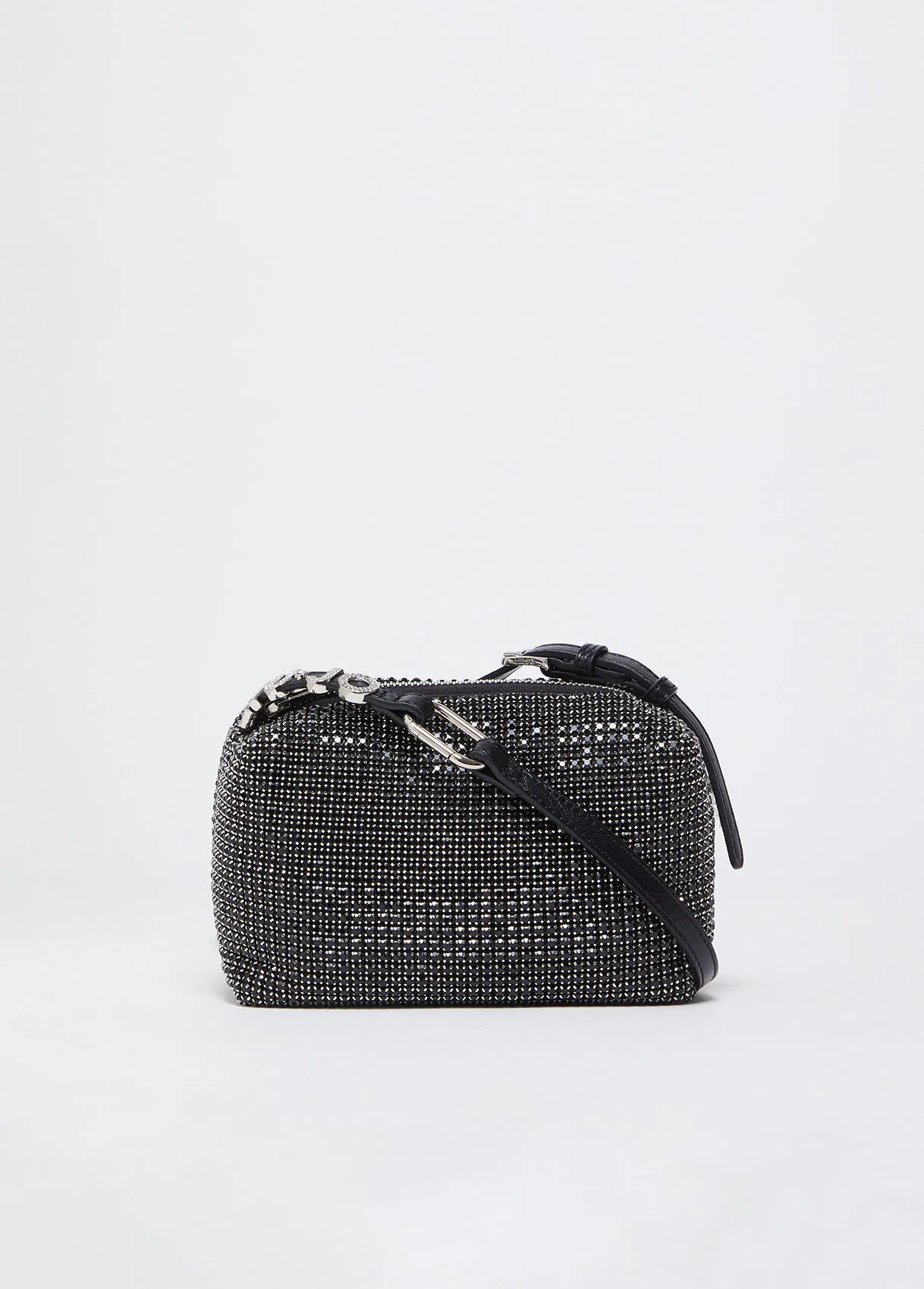 Borsa a spalla con strass