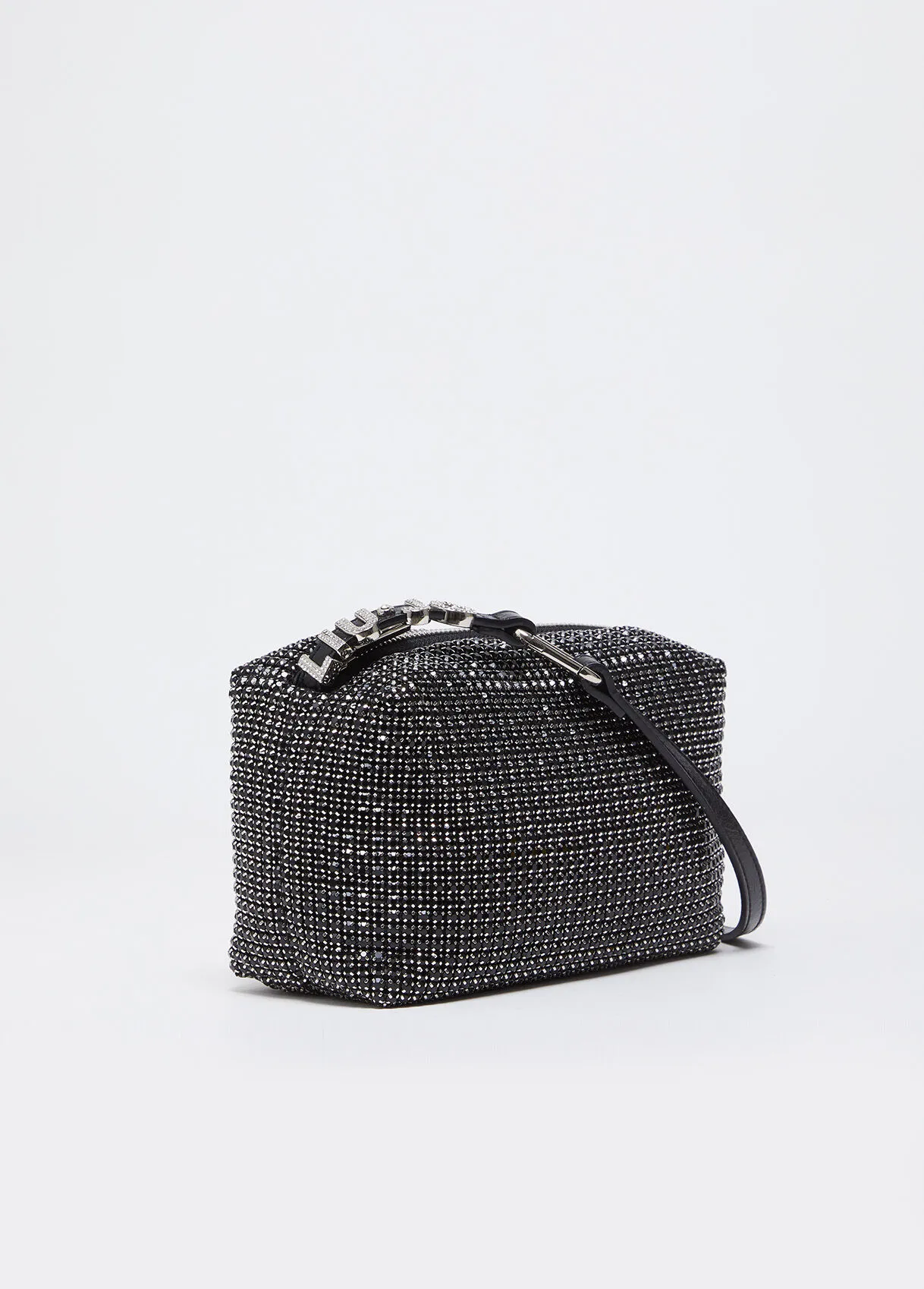 Borsa a spalla con strass
