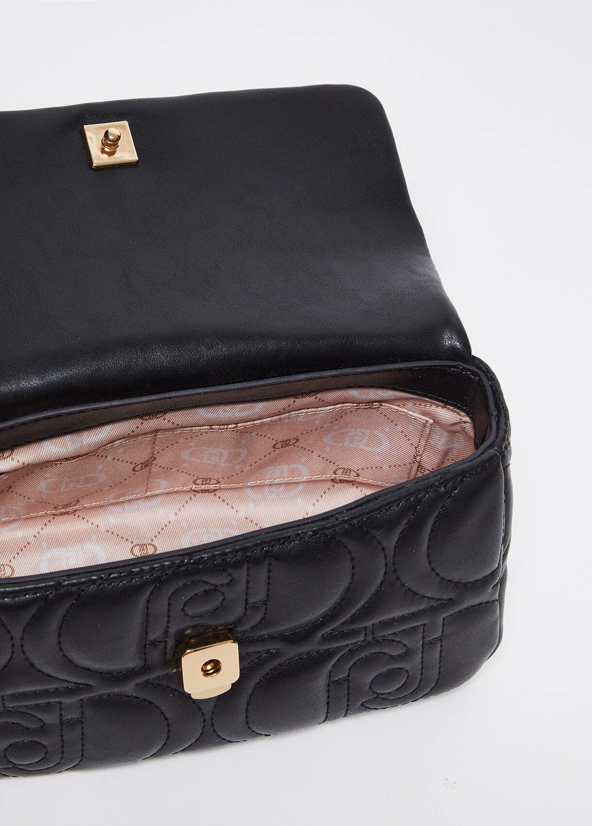Borsa a spalla matelassé con logo