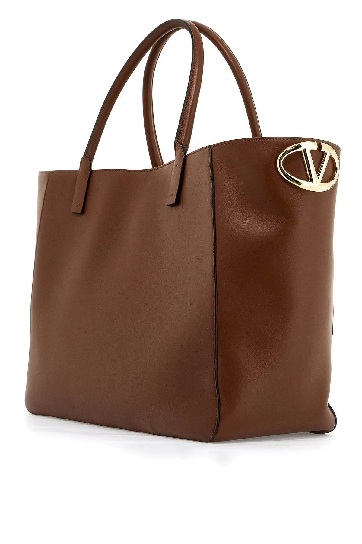 Borsa tote VLogo Side in pelle