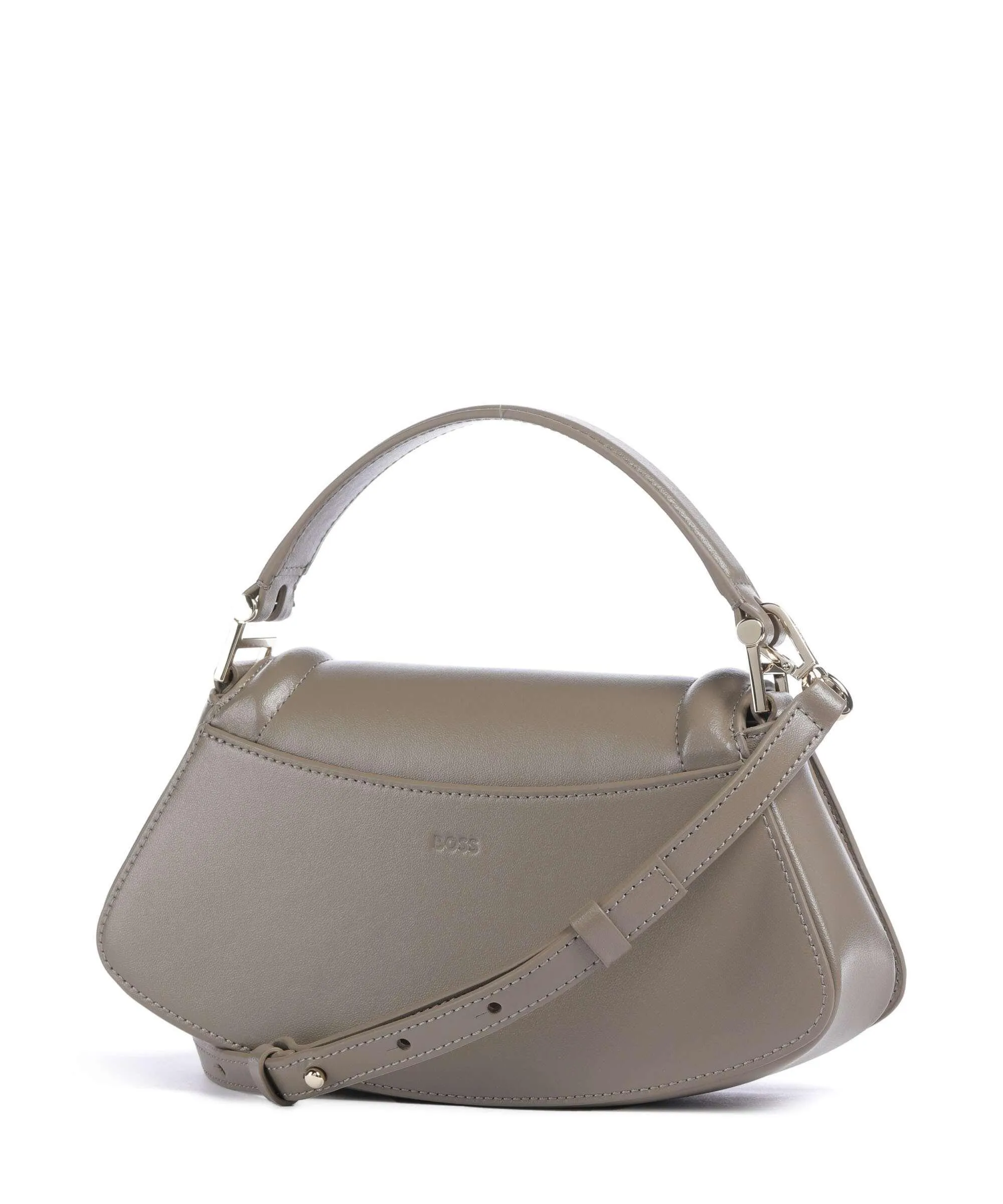  BOSS Ariell Borsa a mano pelle di vacchetta liscia taupe  