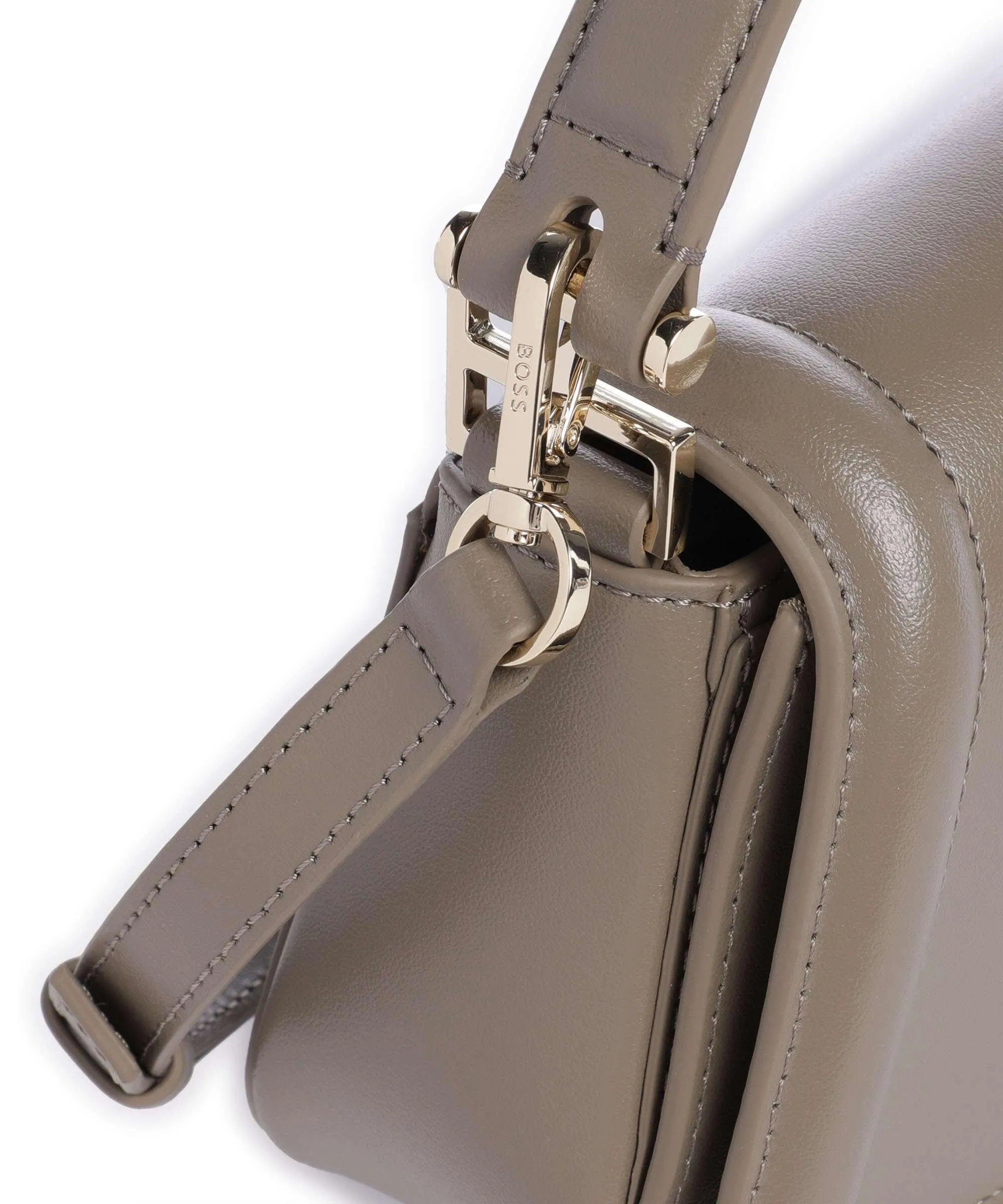  BOSS Ariell Borsa a mano pelle di vacchetta liscia taupe  