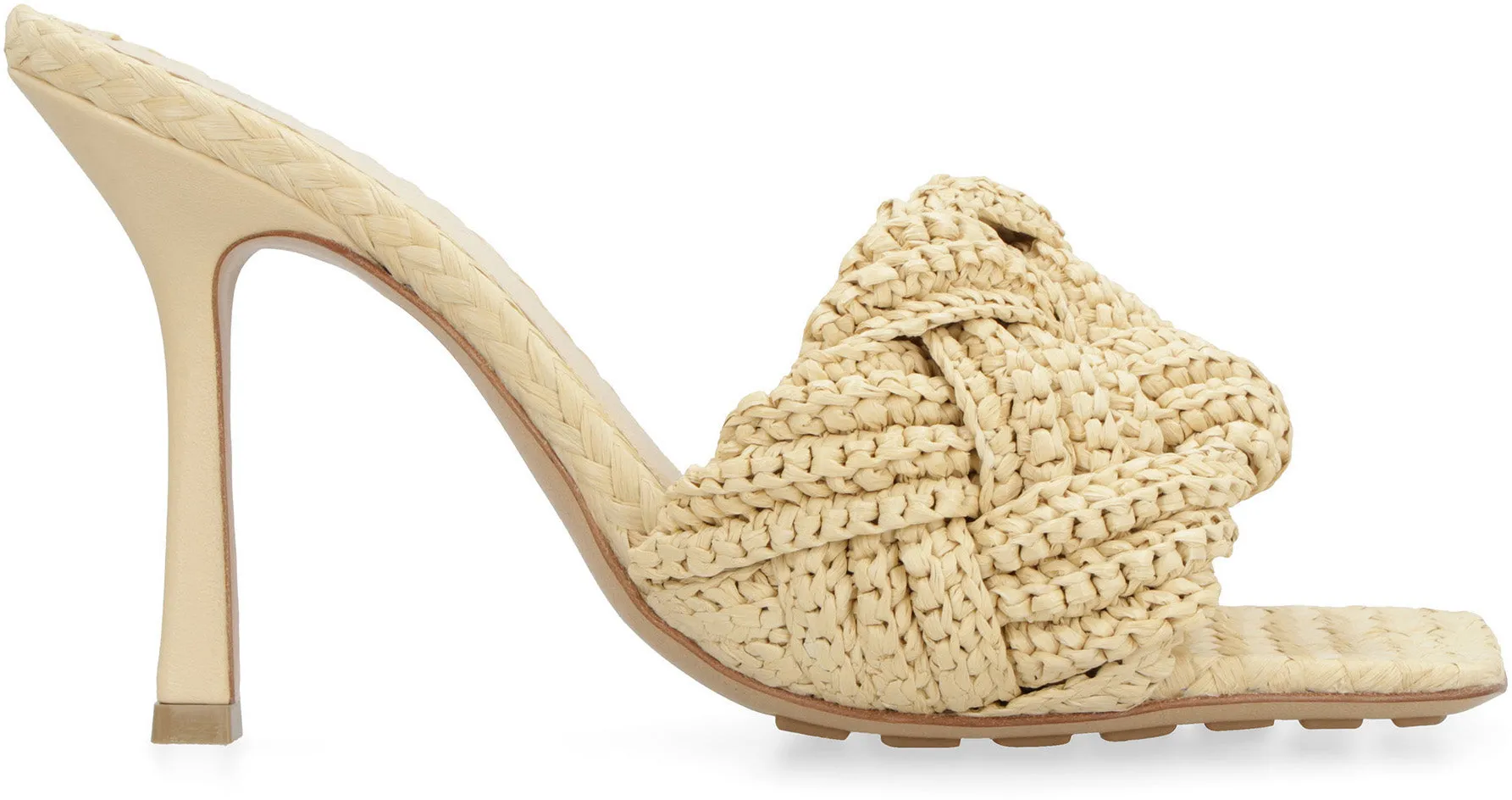 Bottega Veneta Mule Lido in rafia