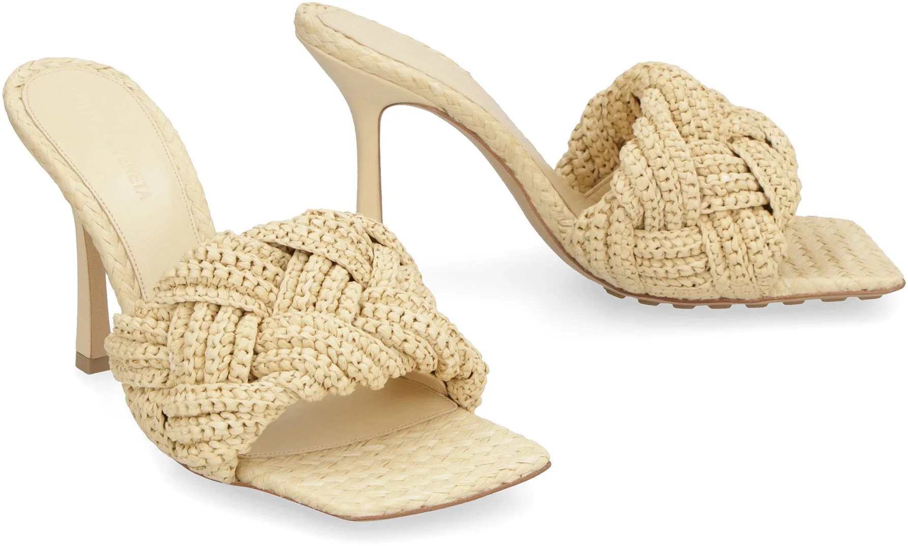 Bottega Veneta Mule Lido in rafia