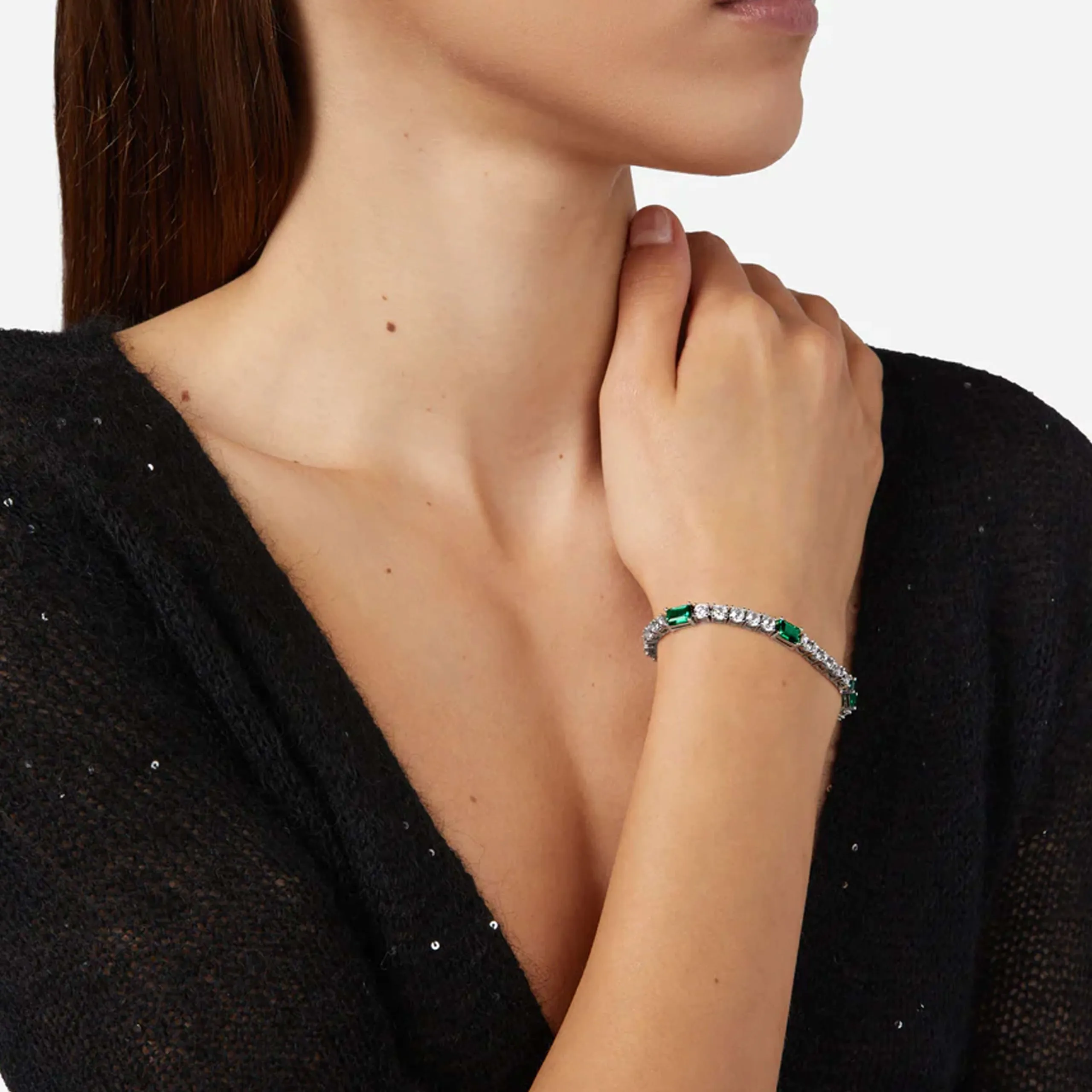 BRACCIALE TENNIS EMERALD CHIARA FERRAGNI