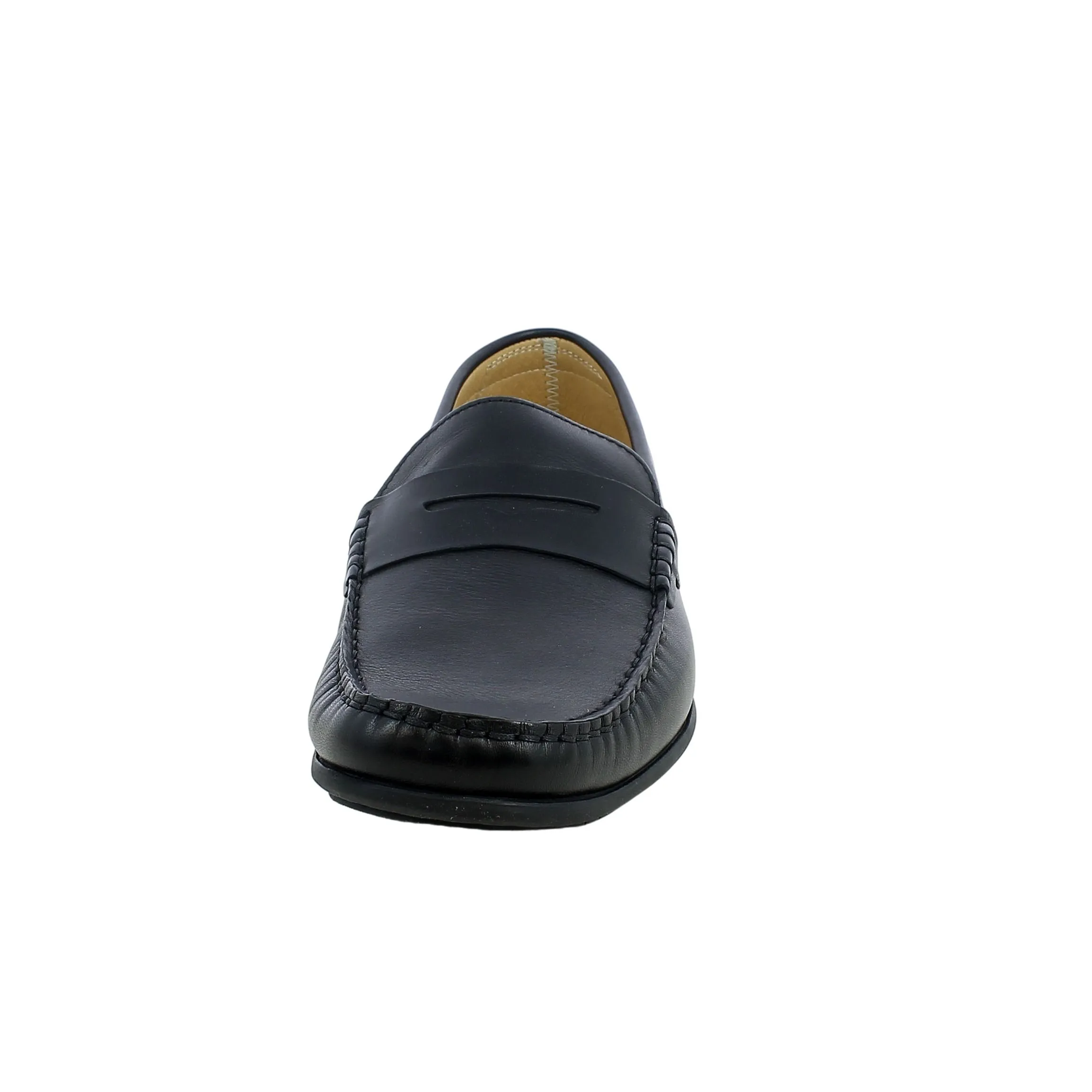 BRAND  Mocassino classico in Vitello Nero 