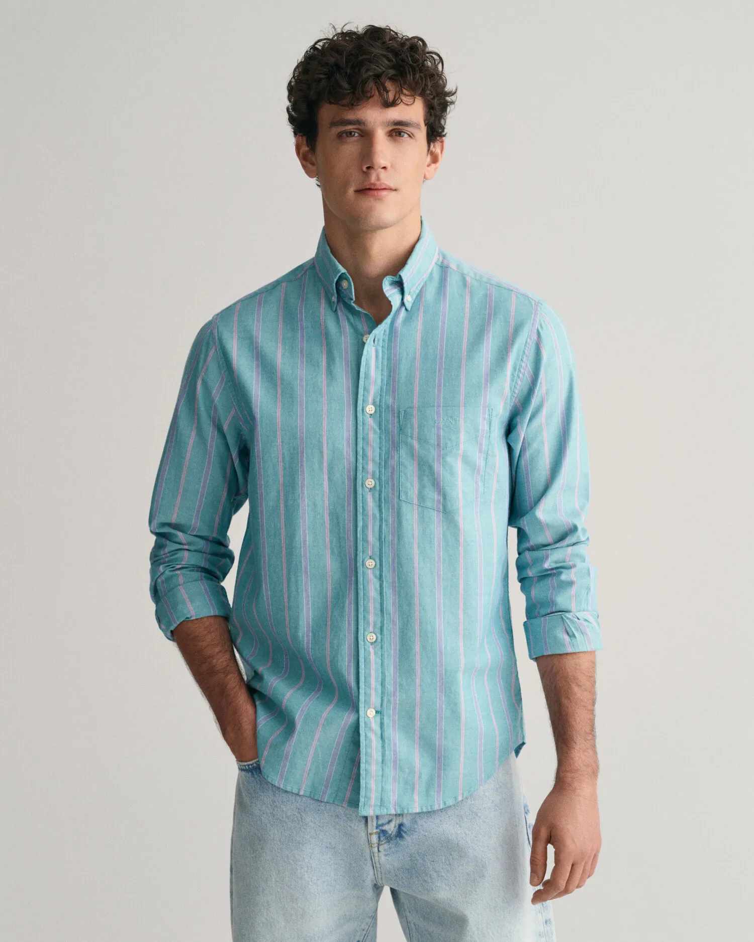 Camicia Archive Oxford a righe regular fit     
