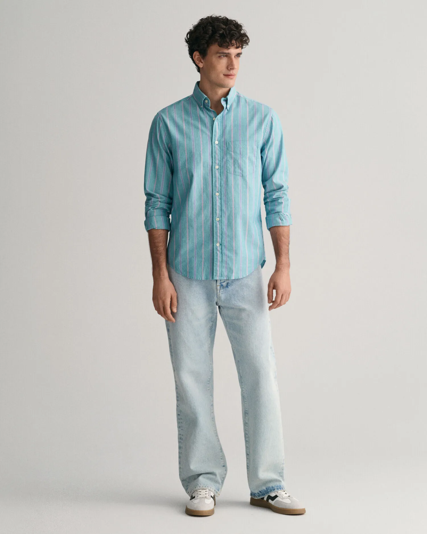 Camicia Archive Oxford a righe regular fit     