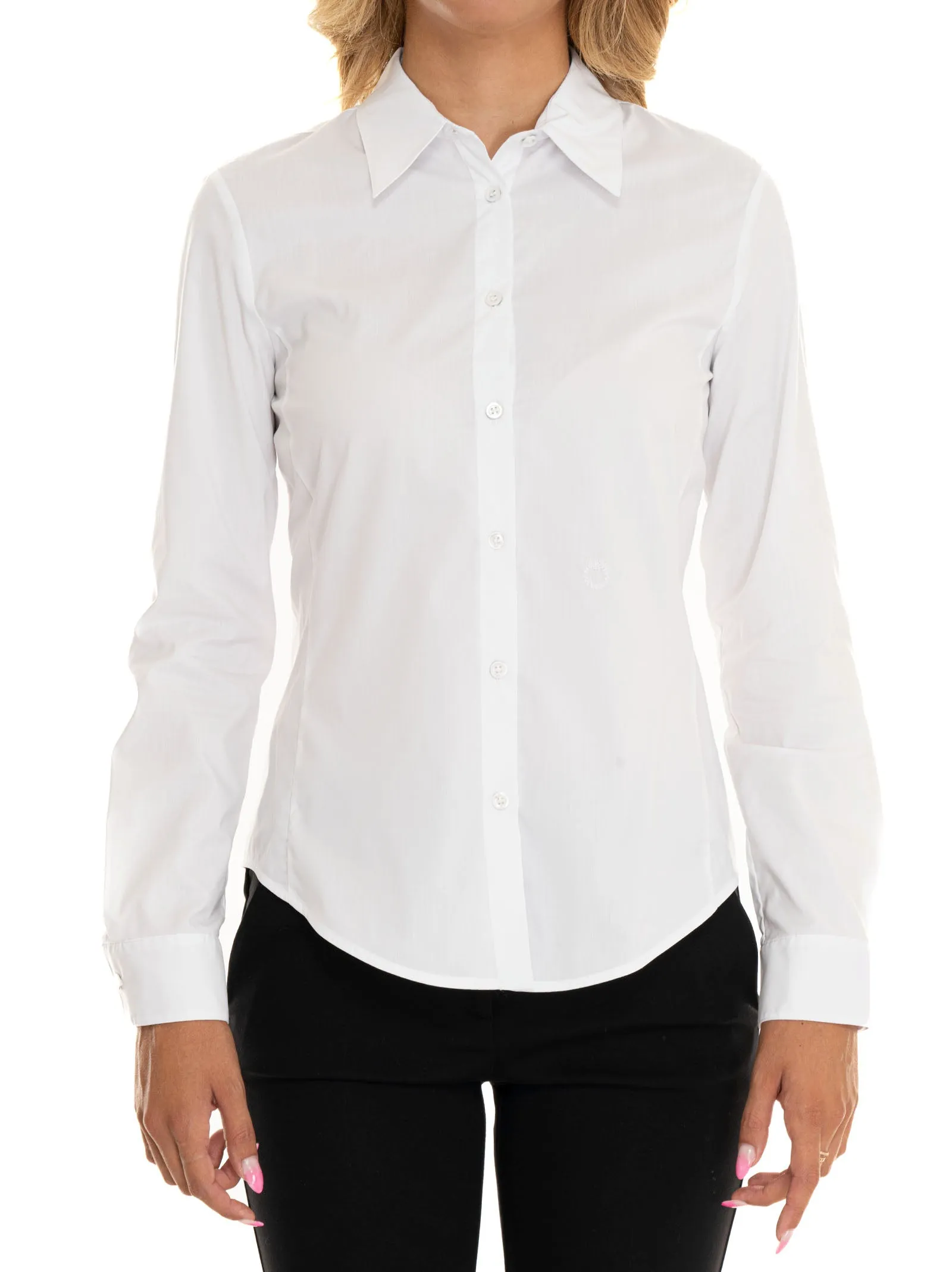 Camicia classica da donna Cuba Bianco Pinko Donna