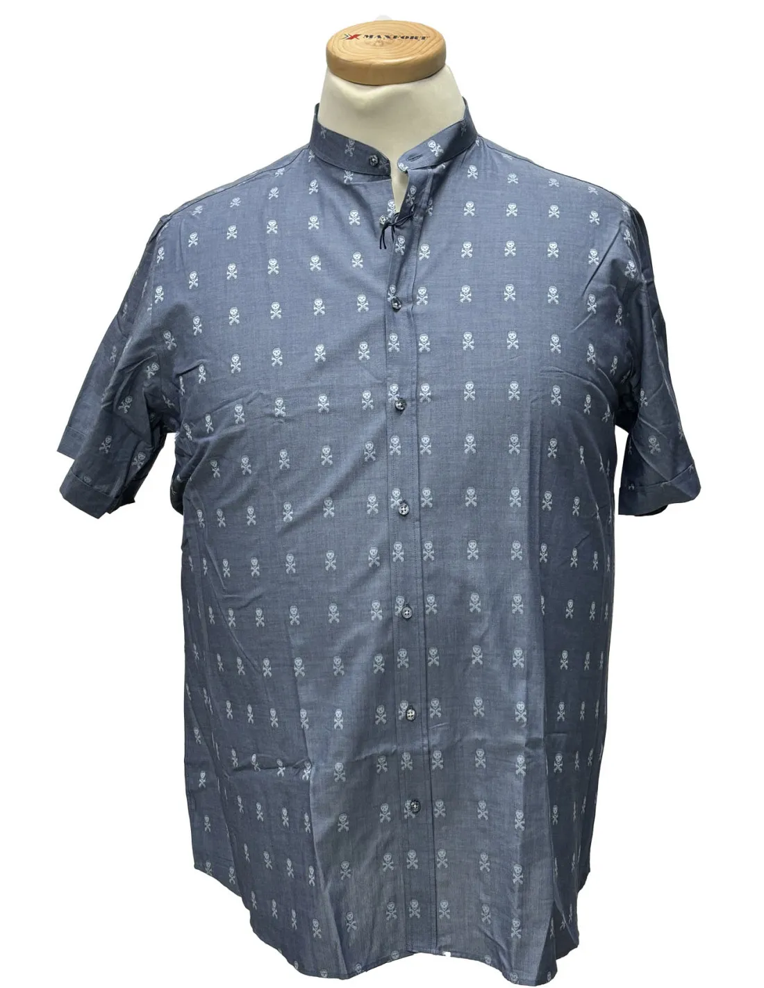Camicia collo coreana SULMONA