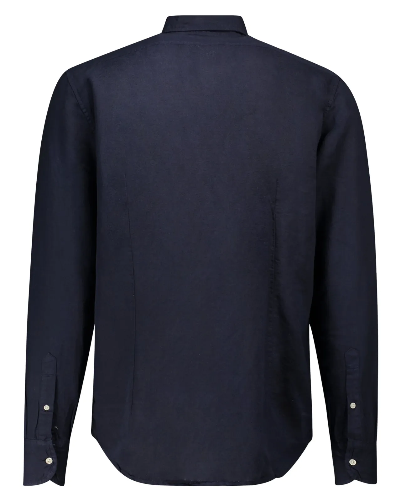 Camicia Flynn lino cotone blu