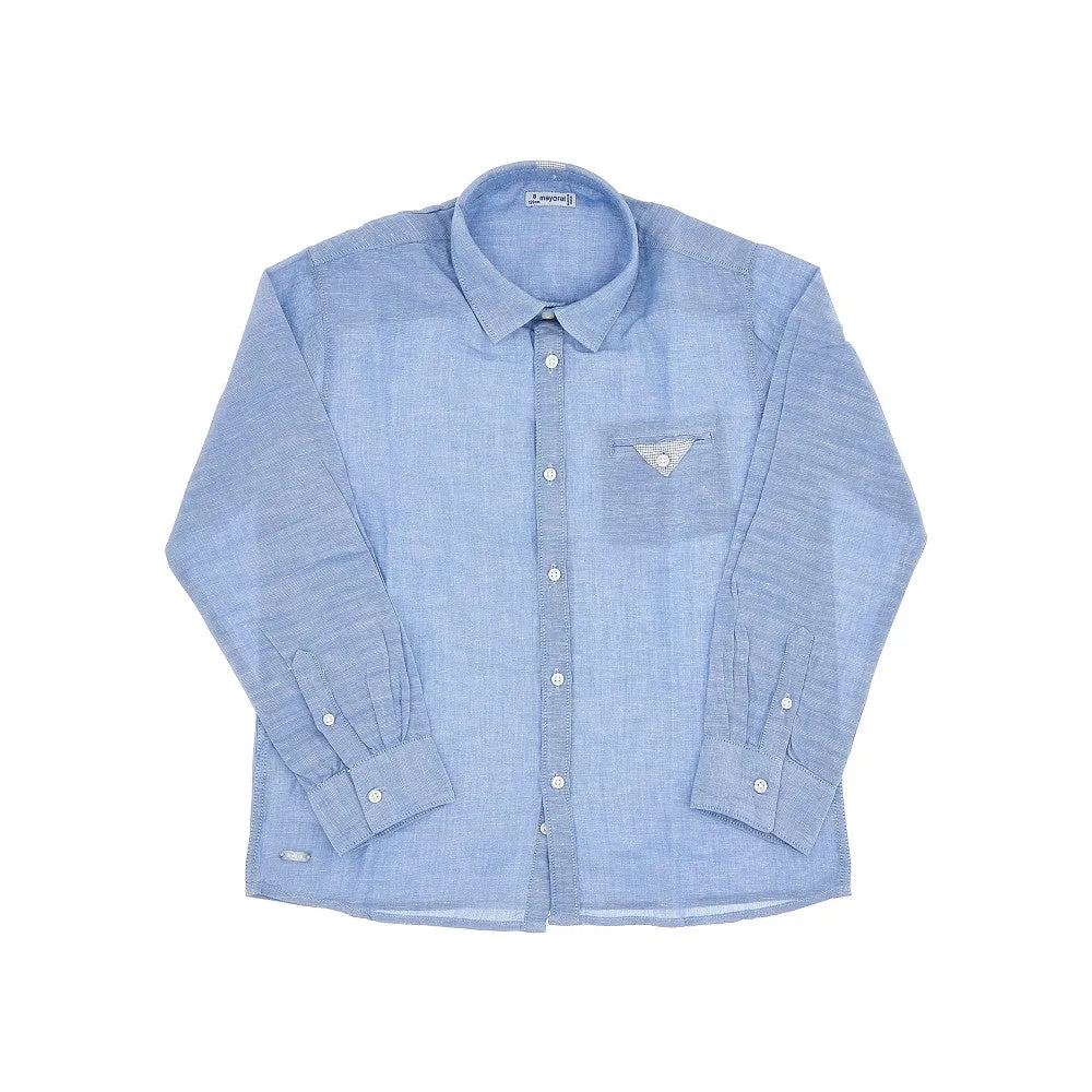 Camicia in misto lino